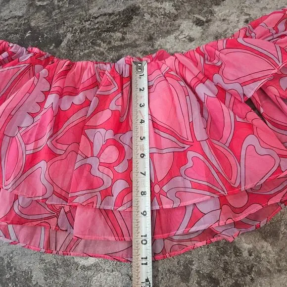 Show Me Your Mumu Rossella Ruffle Top Carnaby Size Small - Picture 5 of 6